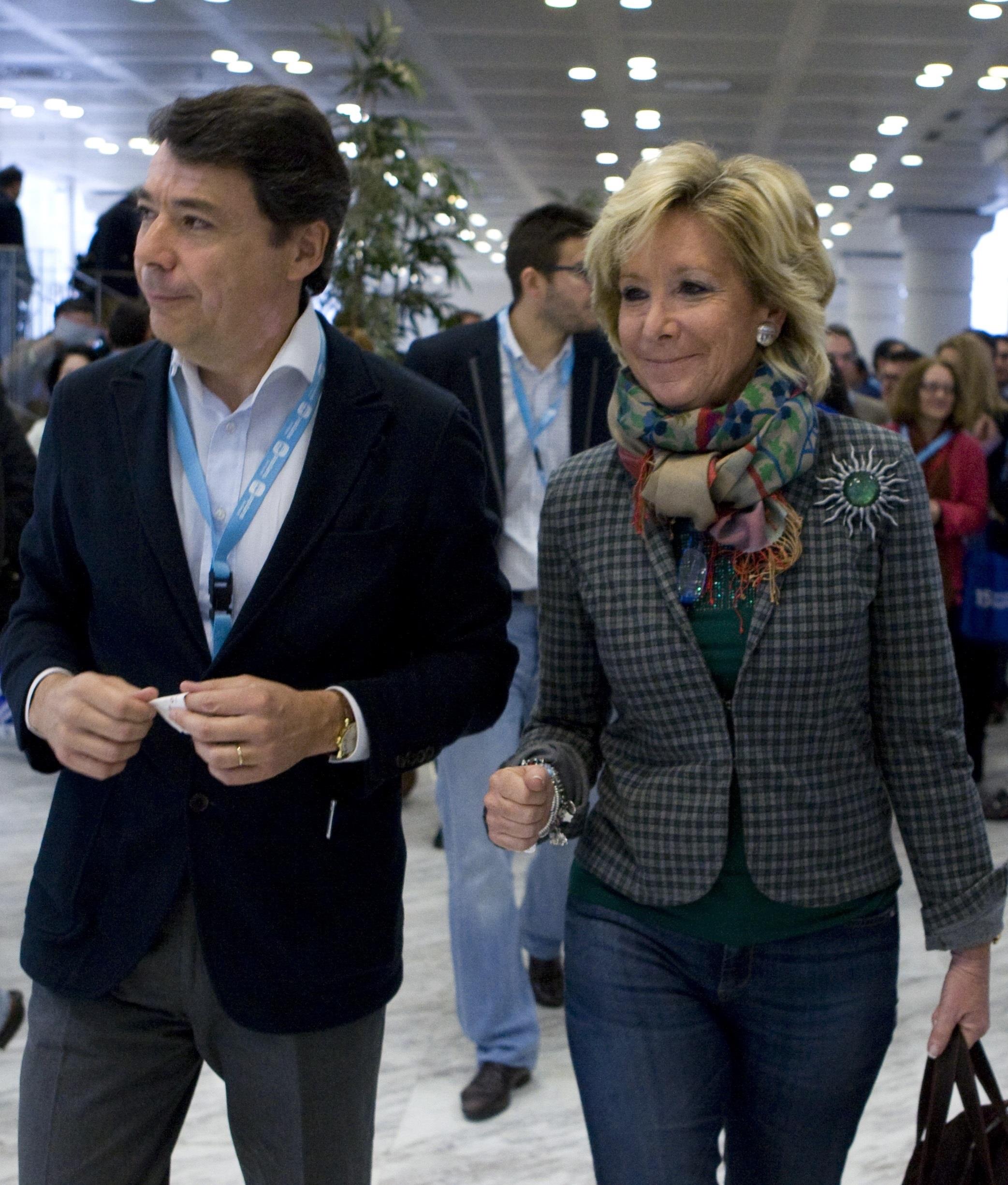 ep esperanza aguirre e ignacio gonzalezxv congreso pp regional