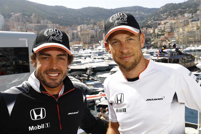 Fernando Alonso y Jenson Button, 2016 Monaco GP | MCLAREN.COM ep fernando alonsojenson button 2016 monaco gp
