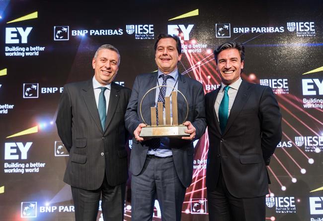 Ignacio Rivera, Premio Emprendedor del Año 2017 de EY | EUROPA PRESS ep ignacio rivera premio emprendedorano 2017ey