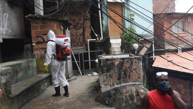 ep imagen de una favela de rio de janeiro durante la pandemia de coronavirus en brasil