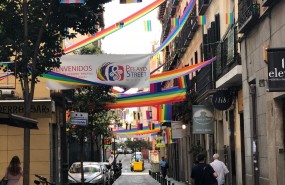 ep la bandera arcoirisla celebracionorgullo gaymadrid