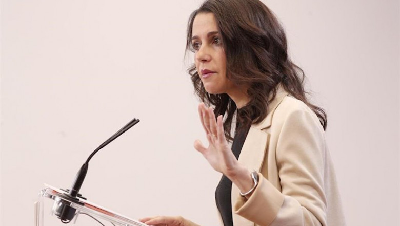 ep la lider de ciudadanos ines arrimadas en rueda de prensa tras su reunion con el presidente del