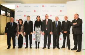 ep la reina letizia acude a la presentacion de un estudio de la fundacion abertis junto con el