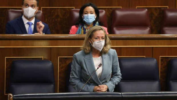 ep la vicepresidenta de asuntos economicos nadia calvino en el congreso