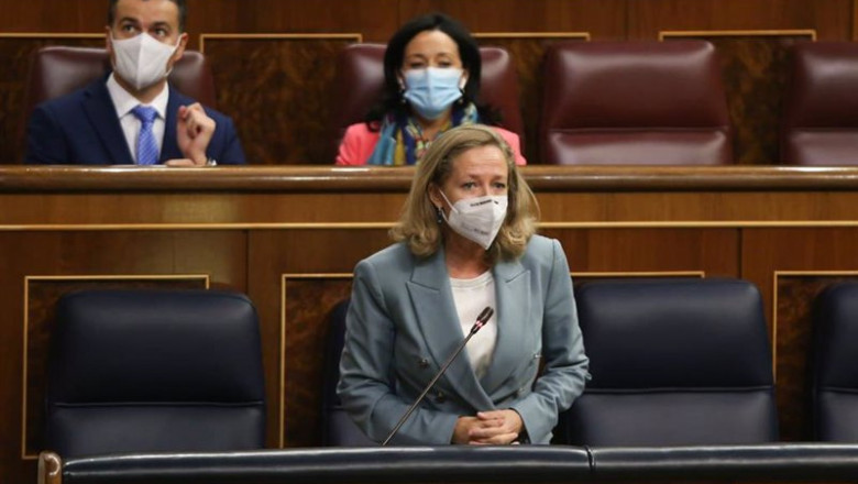 La vicepresidenta de Asuntos Económicos, Nadia Calviño, en el Congreso | CONGRESO ep la vicepresidenta de asuntos economicos nadia calvino en el congreso