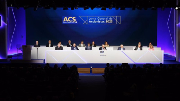 ep archivo   el presidente del grupo acs florentino perez 4d durante la junta general de accionistas