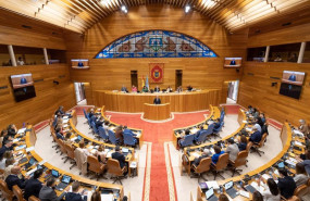 ep archivo   hemiciclo durante la comaprecencia del presidente de la xunta alfonso rueda en el