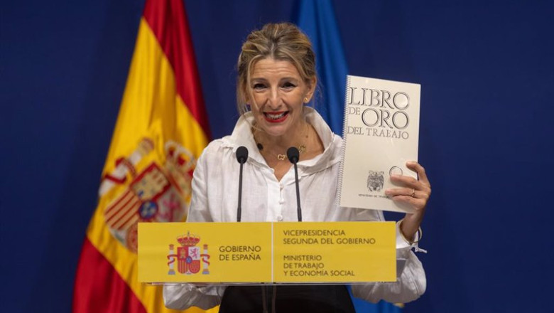 ep archivo la vicepresidenta segunda y ministra de trabajo y economia social yolanda diaz en una ep archivo la vicepresidenta segunda y ministra de trabajo y economia social yolanda diaz en una