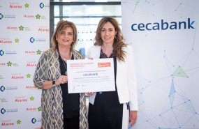 ep cecabank recibe el sello empresa socialmente responsable de mano de la fundacion alares