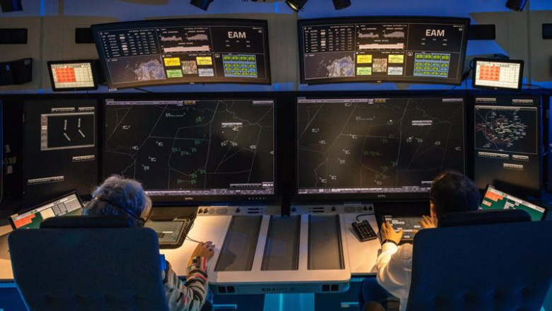 Controladores aéreos de Enaire. | ENAIRE/VÍTOR DUARTE ep controladores aereos de enaire 20240411105603