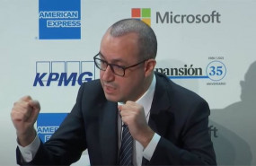 ep el consejero delegado de bbva onur gen durante el xii encuentro del sector financiero organizado