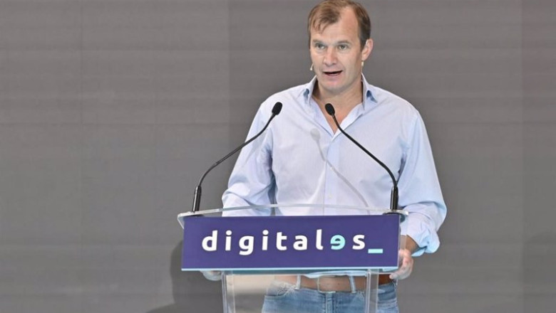 El consejero delegado de MásMóvil, Meinrad Spenger, durante su intervención en la segunda jornada del 2022Summit DigitalEs, que se celebra en Madrid este jueves 7 de julio | DIGITALES ep el consejero delegado de masmovil meinrad spenger durante su intervencion en la segunda jornada