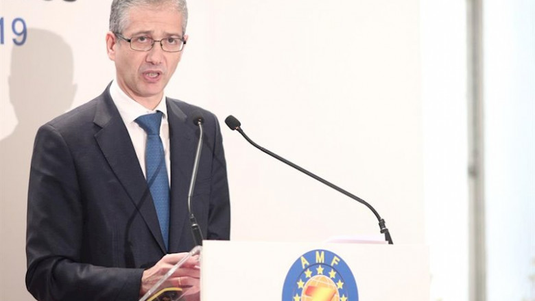 El gobernador del Banco de España, Pablo Hernández de Cos, durante su intervención en la Convención Anual Financiera de la Asociación de Mercados Financieros (AMF), en Madrid (España), a 18 e noviembre de 2019. | Eduardo Parra - Europa Press ep el gobernador del banco de espana pablo hernandez de cos durante su intervencion en la convencion 20191203105703