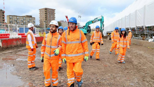 ep el ministro de transportes y movilidad sostenible oscar puente en las obras de la alta velocidad