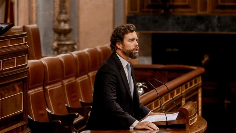 El portavoz de Vox en el Congreso de los Diputados, Iván Espinosa de los Monteros,durante su intervención en el primer pleno ordinario en el Congreso de los Diputados desde el pasado mes de julio, en Madrid (España), a 10 de septiembre de 2019. | Ricardo Rubio - Europa Press ep el portavoz de vox en el congreso de los diputados ivan espinosa de los monterosdurante su