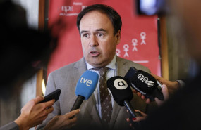 ep el president de la generalitat valenciana juanfran perez llorca atiende a los medios imagen de