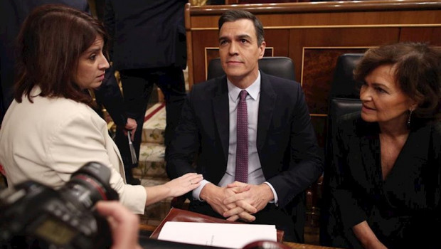 ep el presidente de gobierno en funciones y secretario general del psoe pedro sanchez junto con la