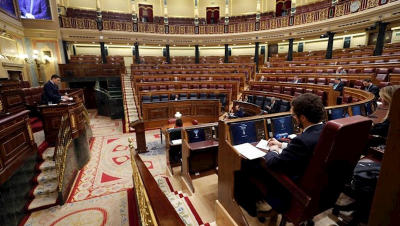 ep el presidente del gobierno pedro sanchez durante su intervencion en el pleno del congreso para