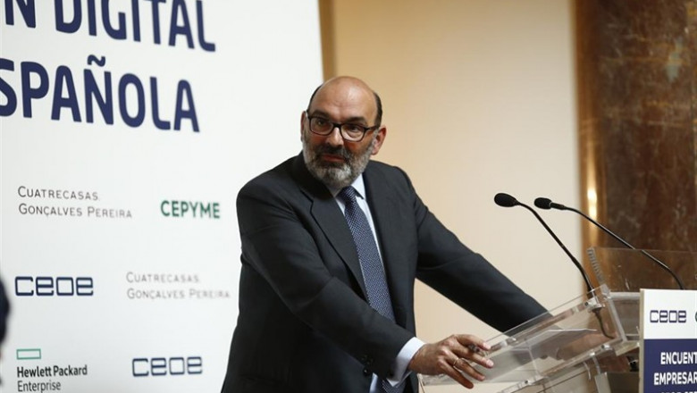 El presidente de Indra, Fernando Abril Martorell | EUROPA PRESS - Archivo ep fernando abril-martorell 20190403130501