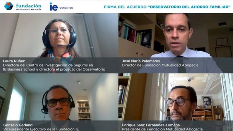 Fundación Mutualidad de la Abogacía y Fundación IE firman el convenio para lanzar el Observatorio del ahorro familiar | EUROPA PRESS ep fundacion mutualidad de la abogacia y fundacion ie firman el convenio para lanzar el observatorio