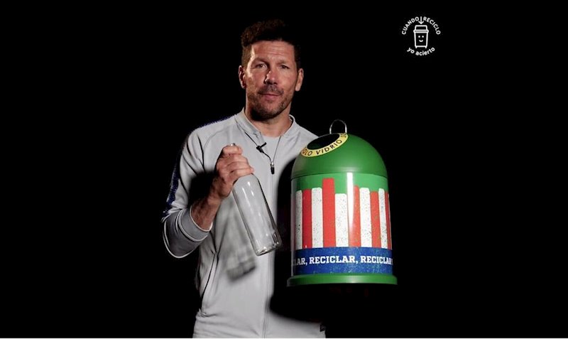 ep imagen de la campana de reciclaje del cholo simeone ep imagen de la campana de reciclaje del cholo simeone