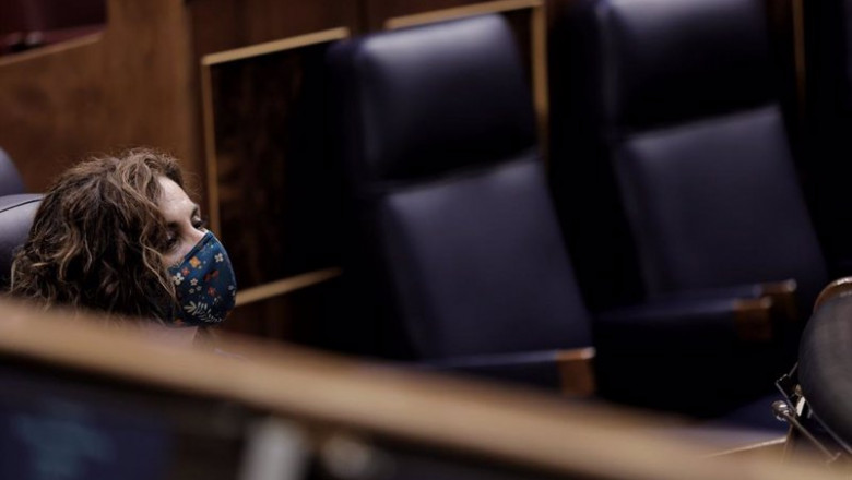 EUROPA PRESS/E. Parra. POOL - Europa Press ep la ministra de hacienda y funcion publica maria jesus montero durante una sesion plenaria en las