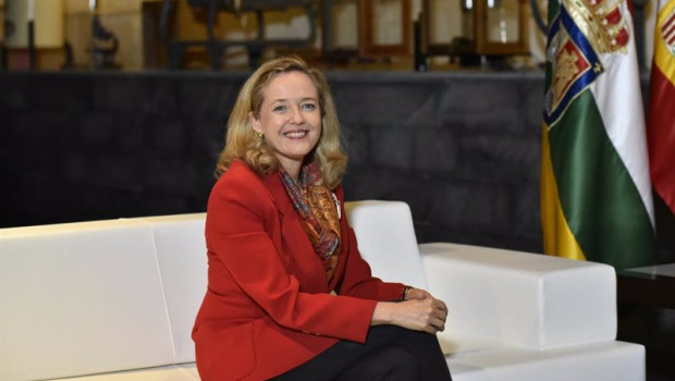 ep la ministra nadia calvino en la bodega institucional de la grajera
