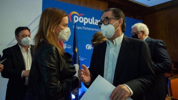 ep la portavoz adjunta del pp marga prohens durante la reunion con fice