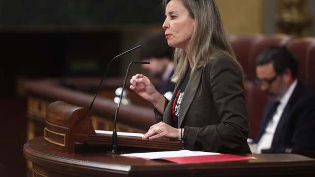 ep la portavoz de sumar en el congreso veronica martinez interviene durante una sesion de control al