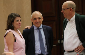 ep la portavoz del psoe en el congreso de los diputados andriana lastra a momentos antes de empezar