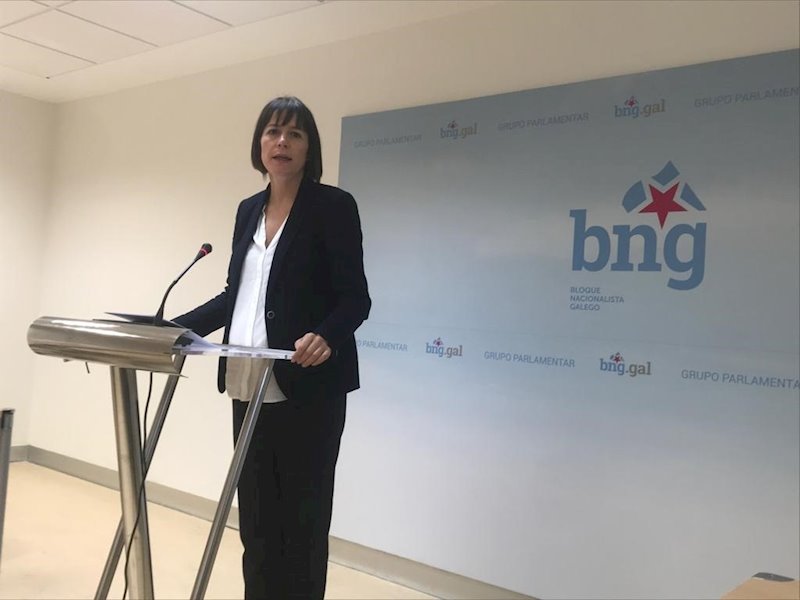 ep la portavoz nacional del bng ana ponton en la rueda de prensa