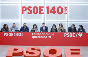 ep la reunion de la comision ejecutiva federal del psoe en su sede ubicada en la calle ferraz en