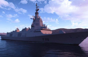 ep recreacion virtual de la futura fragata f 110 para la armada espanola que hara navantia