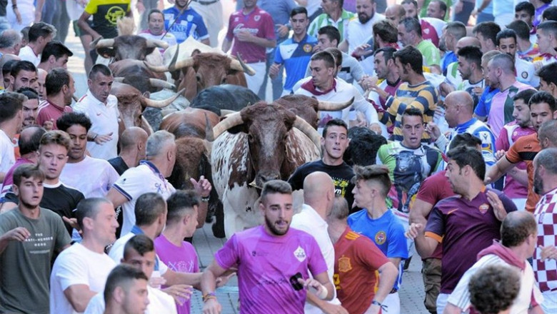 ep una imagen de la carrera de los encierros de san sebastian de los reyes