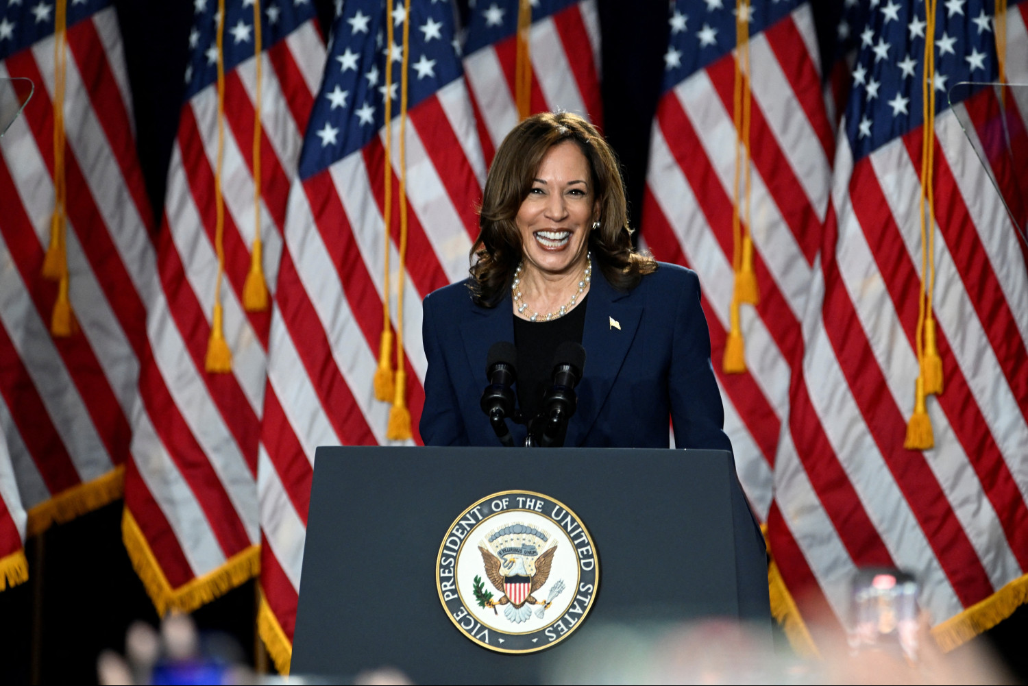 kamala harris lors d un evenement de campagne 