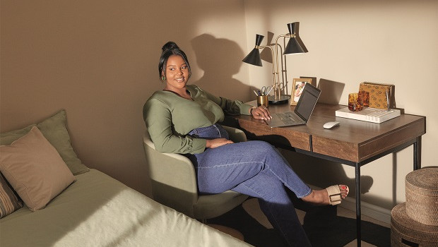 made recruiter and campaign star, charlene, set up office in her bedroom to avoid the distractions of busy family life rakara desk, £449 ; revy office chair, £249 made recruiter and campaign star, charlene, set up office in her bedroom to avoid the distractions of busy family life rakara desk, £449 ; revy office chair, £249