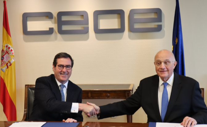 Sabadell y CEOE firman un acuerdo para facilitar financiación al sector empresarial