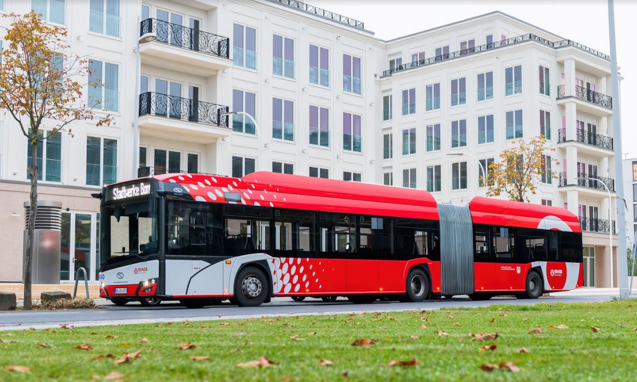 Solaris (CAF) logra nuevos contratos para autobuses de hidrógeno por más de 40 millones