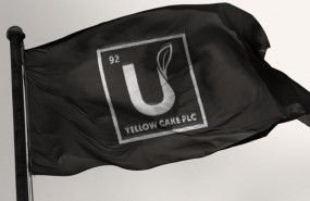 dl yellow cake aim uranium investment holding company triuranium octoxide u3o8 logo dl yellow cake aim uranium investment holding company triuranium octoxide u3o8 logo