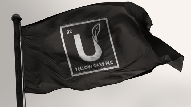 dl pastel amarillo objetivo uranio inversión sociedad de cartera triuranio octóxido u3o8 logo