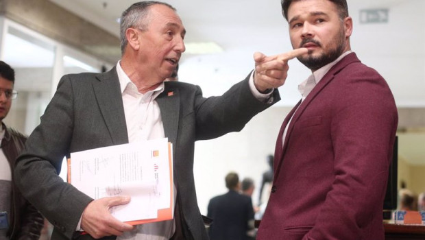 ep archivo - el diputado de compromis joan baldovi i junto al portavoz de erc en el congreso gabriel