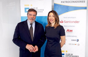 ep archivo - el presidente del club de exportadores antonio bonet y la secretaria de estado xiana