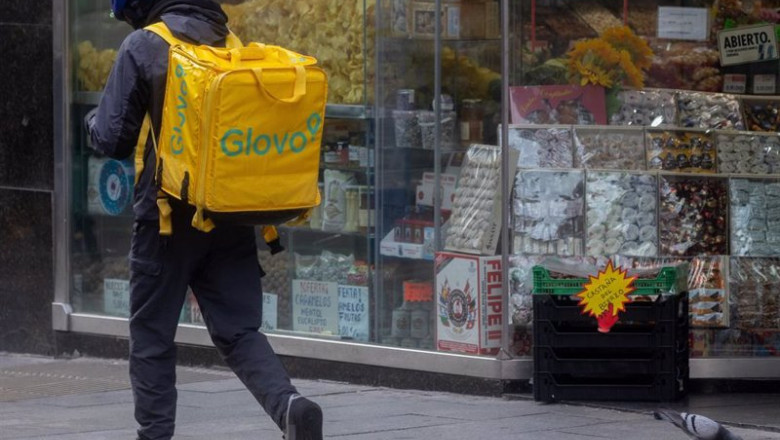 ep archivo   un repartidor de glovo a 2 de diciembre de 2024 en madrid espana