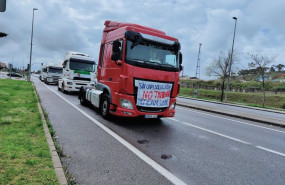 ep camiones en las marchas lentas de caceres y plasencia