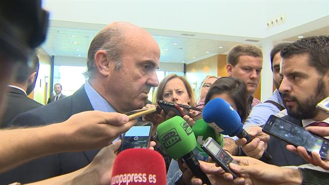 De Guindos: "La situación de Cataluña no ha tenido impacto económico" | EUROPAPRESS ep de guindos la situacioncatalunaha tenido impacto economico