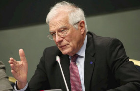 ep el ministro de asuntos exteriores en funciones josep borrell durante la presentacion del programa