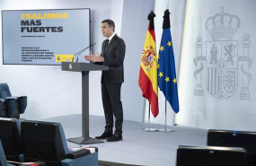 ep el presidente del gobierno pedro sanchez durante su comparecencia en rueda de prensa tras la