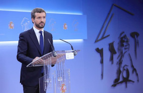 ep el presidente del pp pablo casado ofrece una rueda de prensa tras conocerse la sentencia del