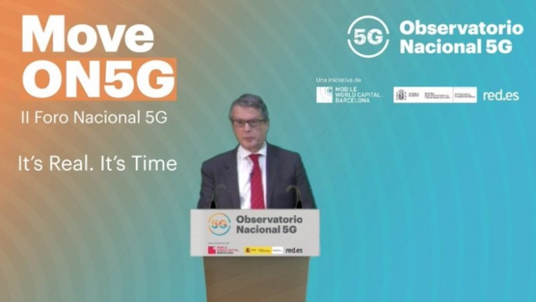 El secretario de Estado de Telecomunicaciones e Infraestructuras Digitales, Roberto Sánchez, en la clausura del II Foro Nacional 5G | OBSERVATORIO NACIONAL 5G ep el secretario de estado de telecomunicaciones e infraestructuras digitales roberto sanchez en la