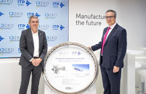 ep firma del acuerdo entre ideko e itp aero en la biemh en el bec de barakaldo